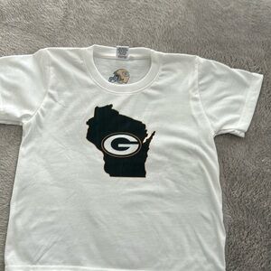 Kids custom Green Bay packers T 5t